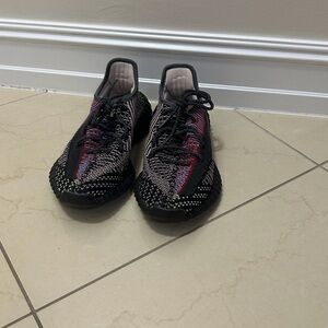 Stylish Black and Red Sneakers
